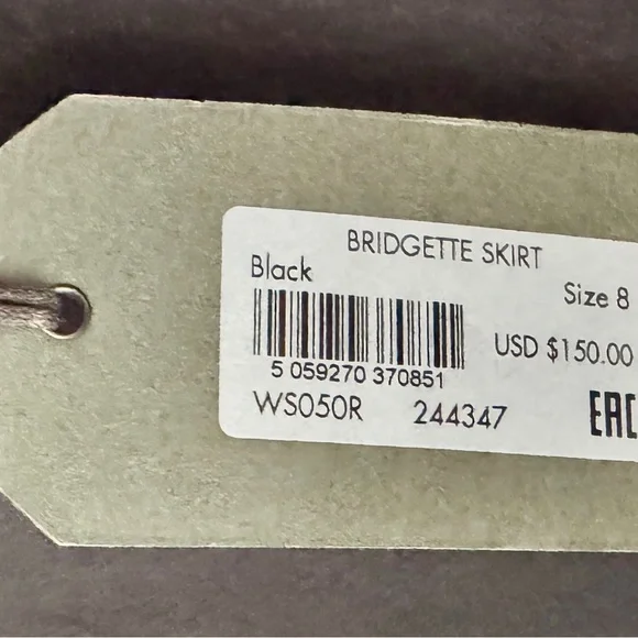 All Saints Bridgette Lace-Trim Satin Slip Skirt - Picture 6 of 6